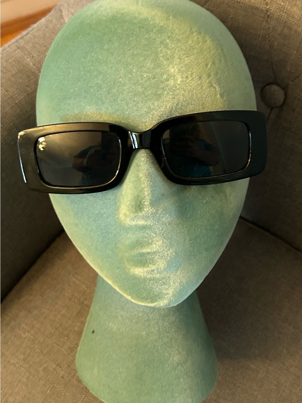 Black Rectangular VR/AR Protective Sunglass-Style Lenses